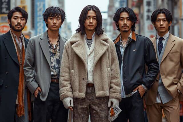 様々なタイプの男性