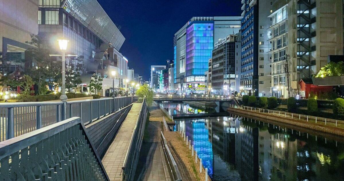 博多区の夜