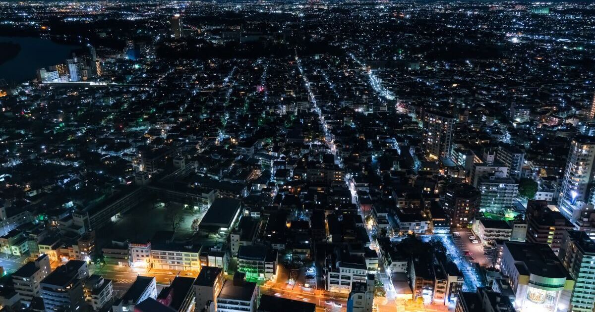 市川市の夜