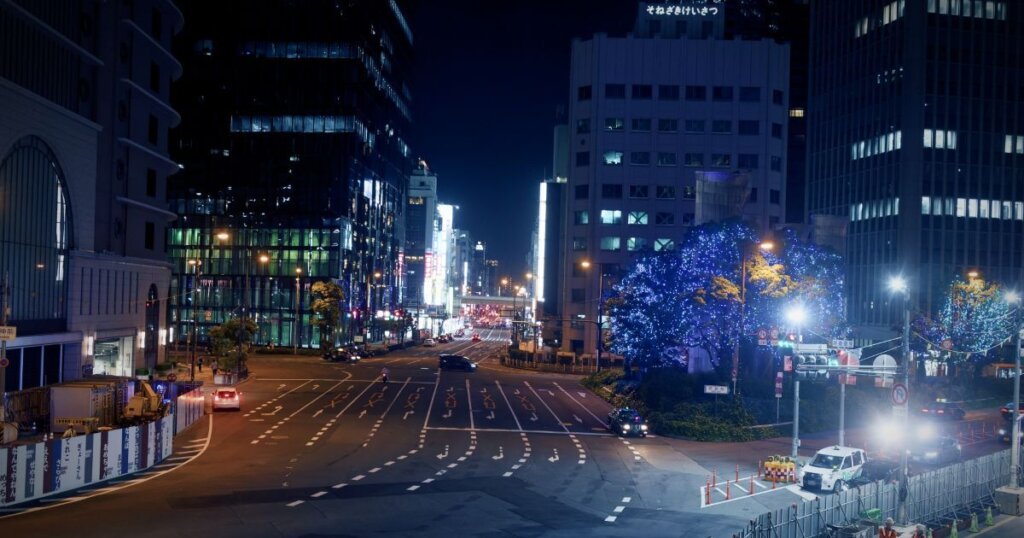 大阪市北区の夜景