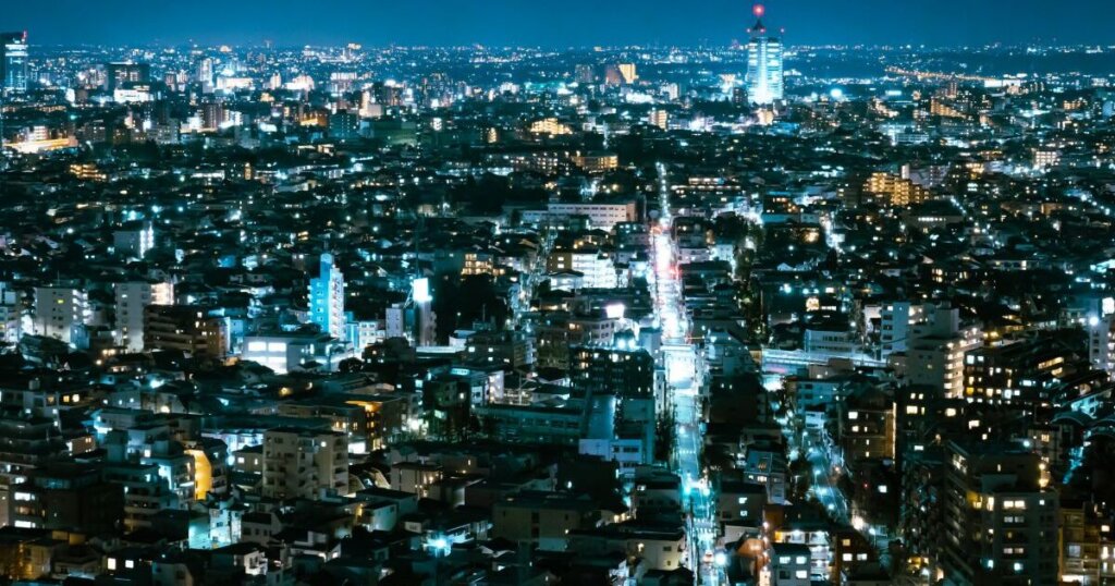 世田谷区の夜景
