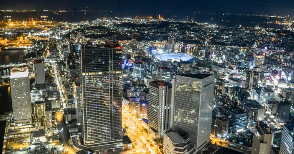 横浜市中区の夜景